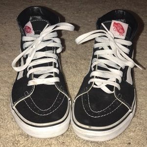 black high top vans